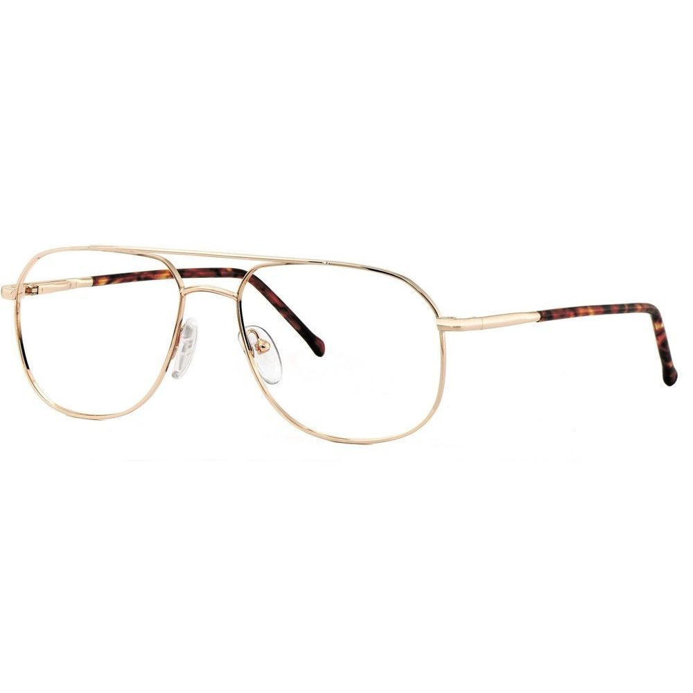 Comfort Flex Henry-Flex Eyeglasses Shiny-Gold 58mm